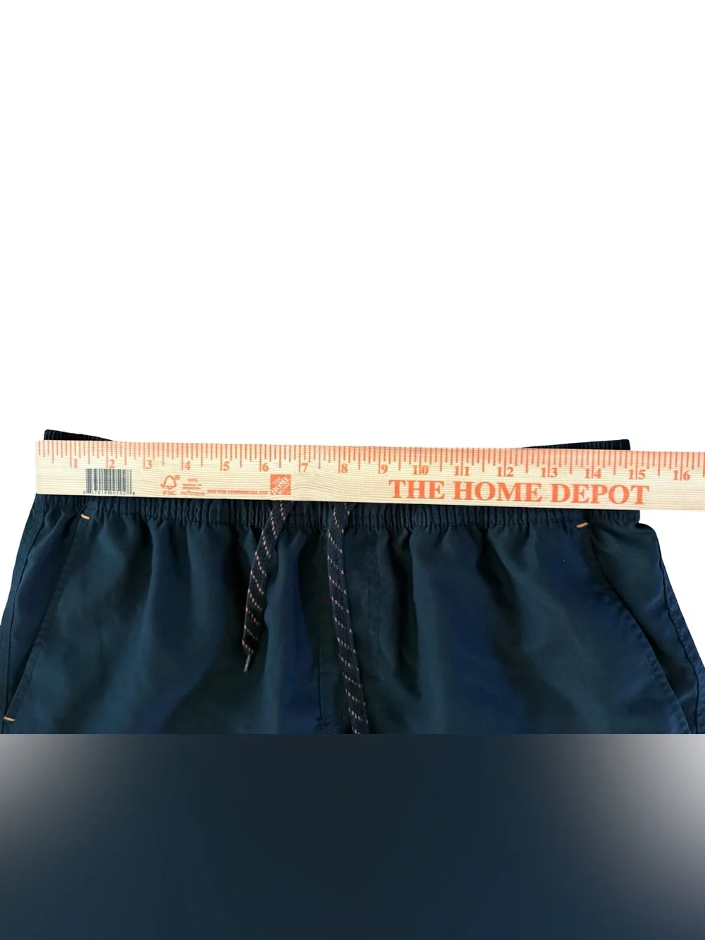 Captain Fin Walk Down Trunks Black Elastic Waist Swim Shorts Men’s Medium